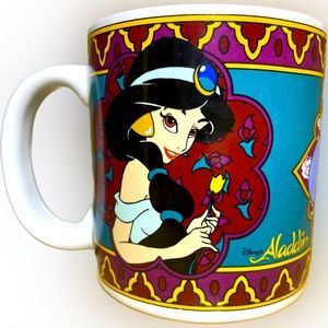Vintage Disney Aladdin Ceramic Coffee Cup Tea Mug
